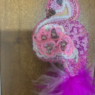 Розовый фламинго