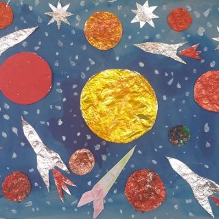 В космическом пространстве