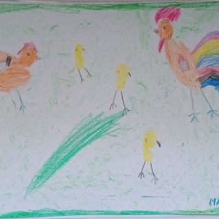 Сказка "Петушок и бобовое зернышко"