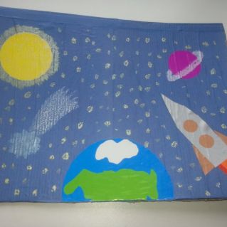 В открытом космосе