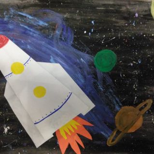 "Полёт в космос"