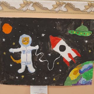 В открытом космосе