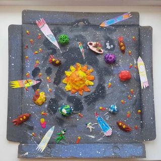 На космических просторах