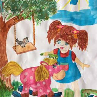 Я люблю свою лошадку!