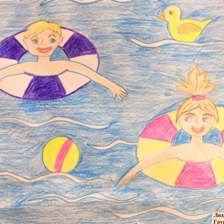 Любим плавать и нырять и здоровье укреплять!