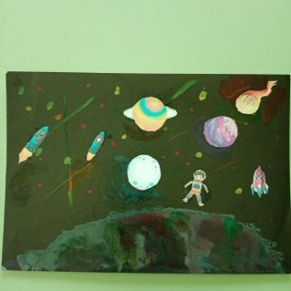 Космос далёкий и прекрасный