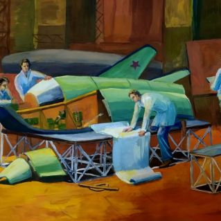 Лозино-Лозинский Г.Е. сборка советского ракетоплана «БОР-4»