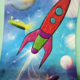 "Полёт в космос"