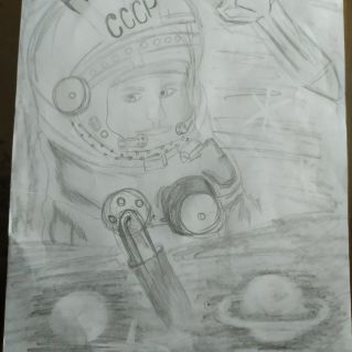 Рисунок "Удивительный космос"