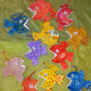 Ручной труд: "Рыба удильщик"