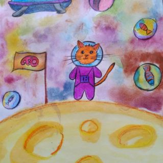 Кот-космонавт
