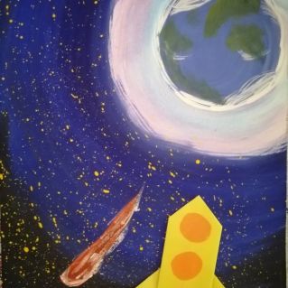 Первый в космосе