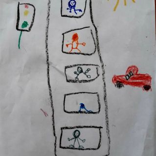 "На пешеходном переходе"