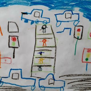 "Осторожно! Пешеходный переход!"