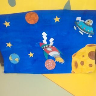 В открытом космосе