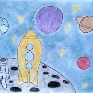 "Привет с открытого космоса!"