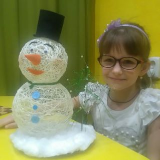 "Мой любимый снеговик!"