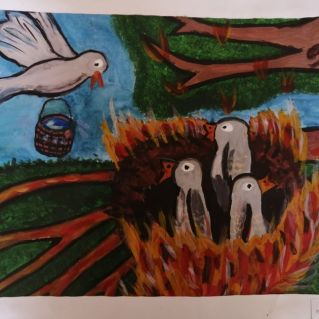 Гнездо в беде