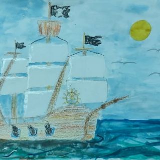 Пиратский корабль