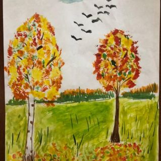 "Осень - рыжая подружка"