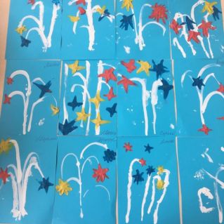 Салют к дню России