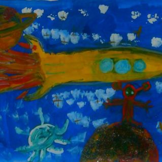 На ракете, на ракете к неизведанной планете!