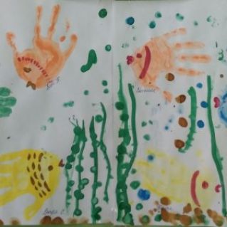 "Разноцветные рыбки"