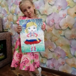 Три цвета праздника.