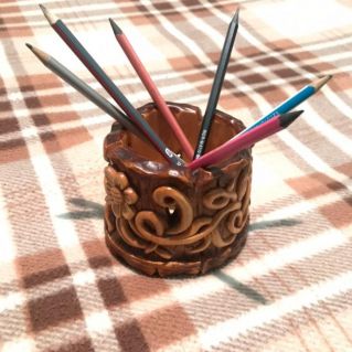 "Органайзер для канцелярии из дерева"