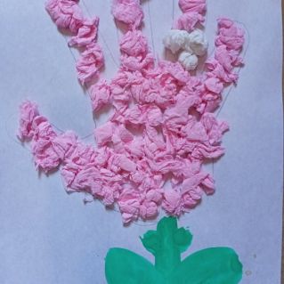 Ладошка-цветочек