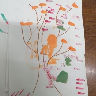 Осеннее дерево.