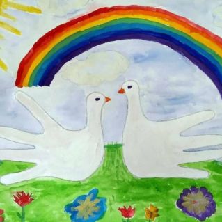 Рисунок "Мы за мир на Земле"