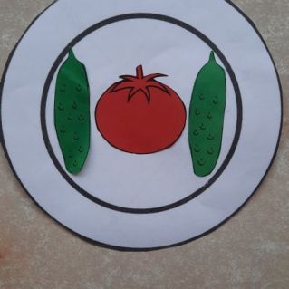"Овощи на тарелочке"