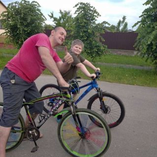 С папой на старт