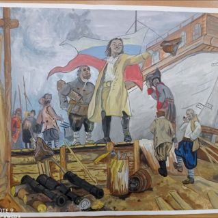 "Пётр I - строительство кораблей"