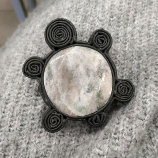 Брошь "Черепашка-Тошка"