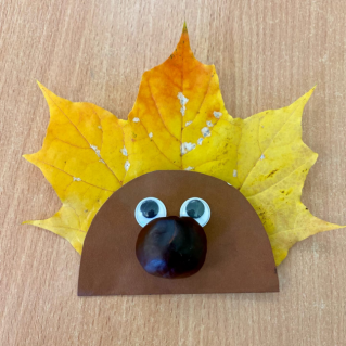 «Ёжик в осеннем лесу»