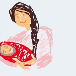 Мама молодая