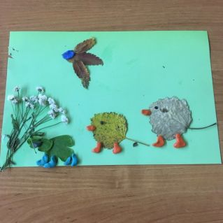 Уточки на осенней прогулке