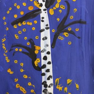 "Листопад, листопад- листья по ветру летят."