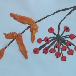 "Веточка рябинки"