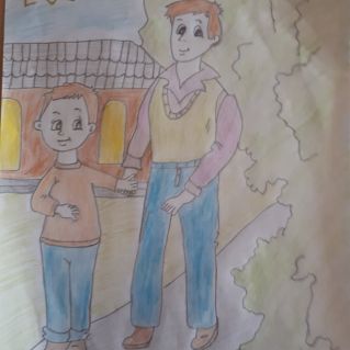 "Куда папа! туда и я!"