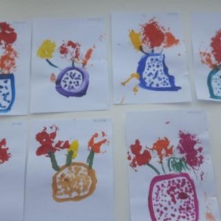 Ваза с цветами