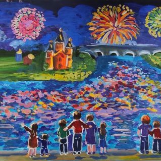 "Салют в честь 800летия Нижнего Новгорода"