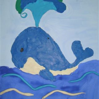 "Синий кит в морском просторе"