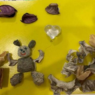 Мишка на прогулке