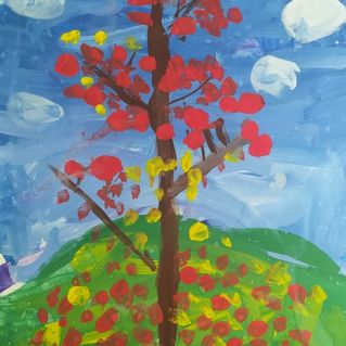 Листопад на холме