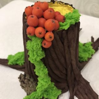 "Осенний пенёк"