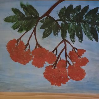 Рябиновые бусы