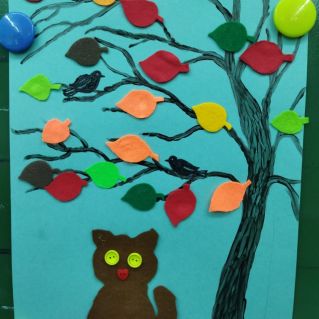 Разноцветный листопад